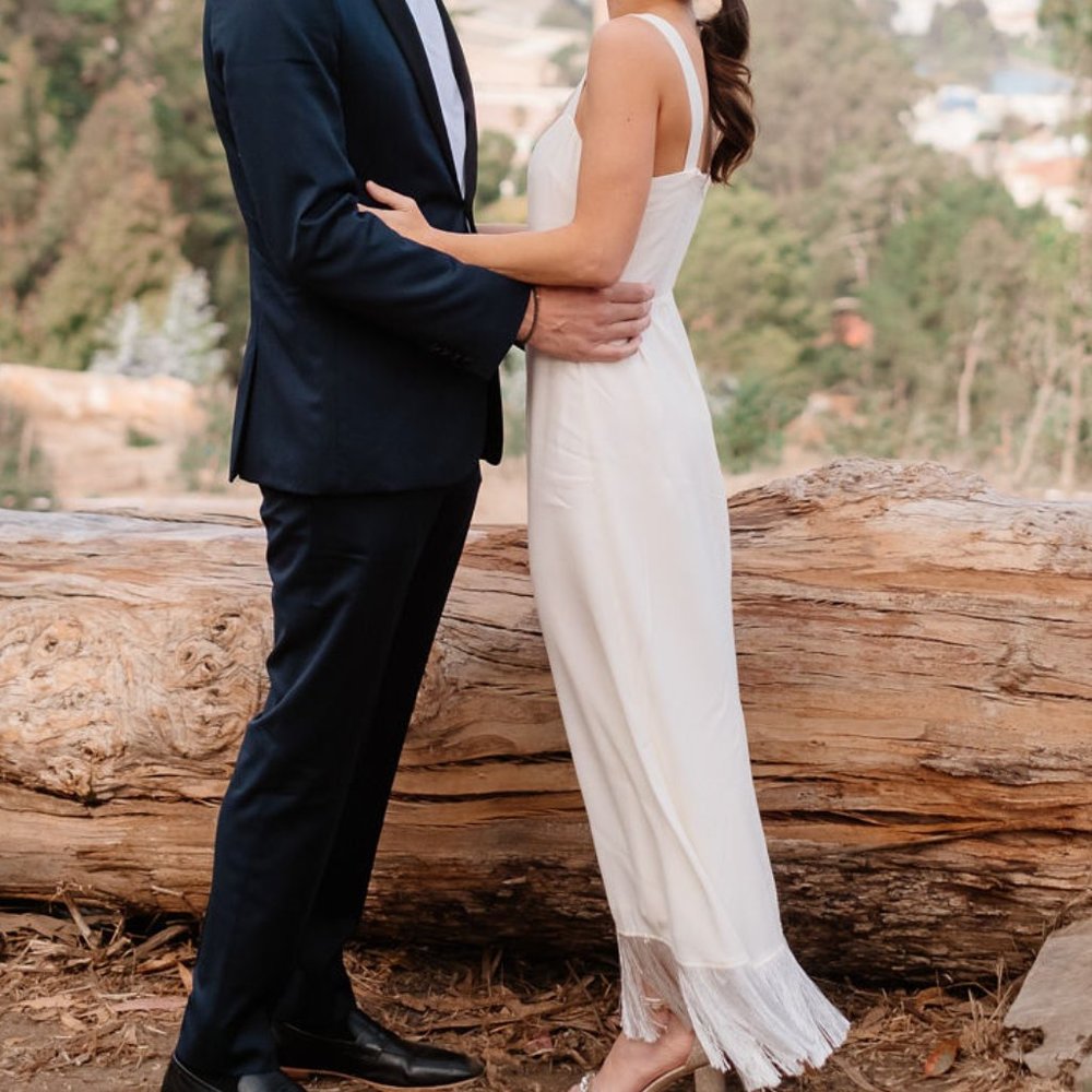 Reformation Sarabeth Dress- Ivory Size 2